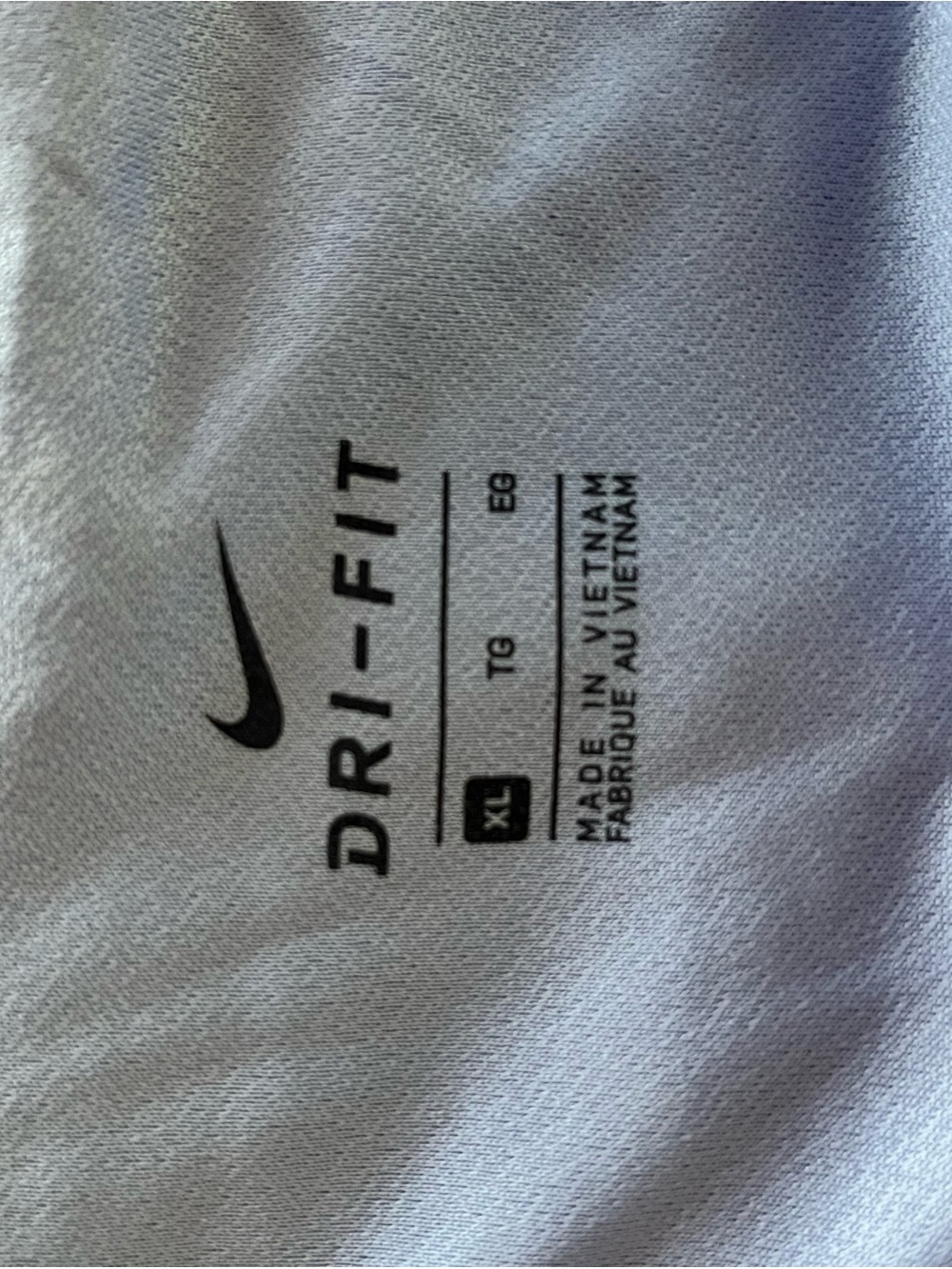 Nike Dri-Fit Lilac Drawstring Waist Athletic Shorts Lined Women’s Size XL - Picture 6 of 11